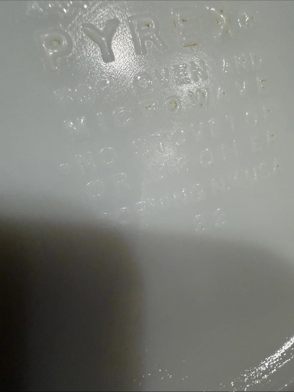 Pyrex pattern forest